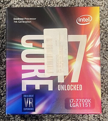 #ad #ad Intel Core I7 7700K Processor 4.2 GHz Quad Core LGA 1151 SR33A Open Box $185.00
