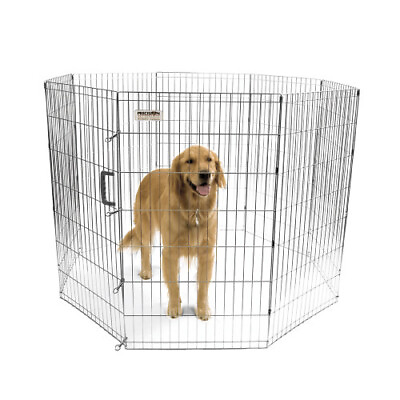 #ad Precision Pet Products Exercise Pen Silver 1 Each 42 in By Precision Pet $160.13