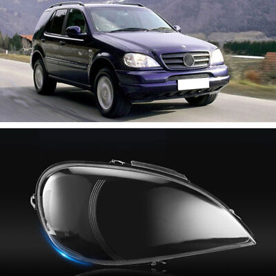 #ad For 2002 2004 Benz M Class W163 ML320 ML350 ML500 Right Headlight Lens Cover $97.27