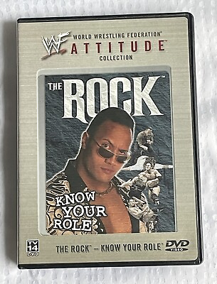 #ad WWF WWE The Rock: Know Your Role Attitude Collection DVD 2002 Nice Disc $9.99