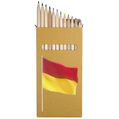 #ad 12 x #x27;Beach Lifeguard Flag#x27; Long Colour Pencils PE00022864 GBP 4.99