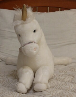 #ad Douglas White Unicorn Cuddle Toy $7.45