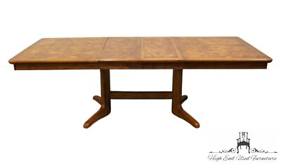 #ad UNIVERSAL FURNITURE Rustic Country Style 94quot; Burled Wood Trestle Dining Table... $824.99