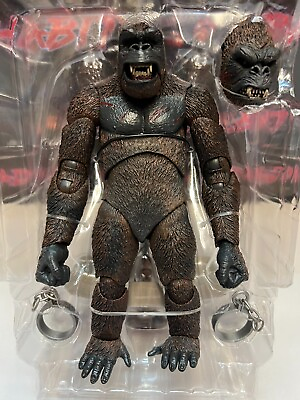 #ad NECA 7quot; SCALE ULTIMATE CONCRETE JUNGLE KING KONG ACTION FIGURE LOOSE KAIJU $35.00