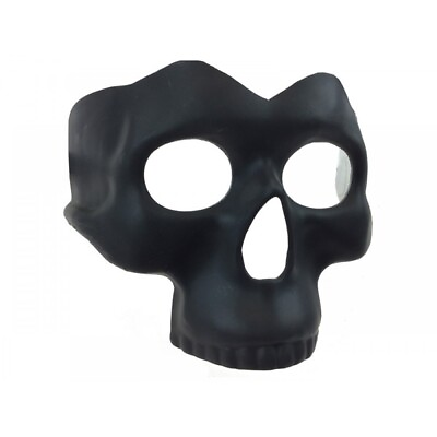 #ad Phantom Half Skull Face Mask Halloween Costume Masquerade Mask Black $19.95