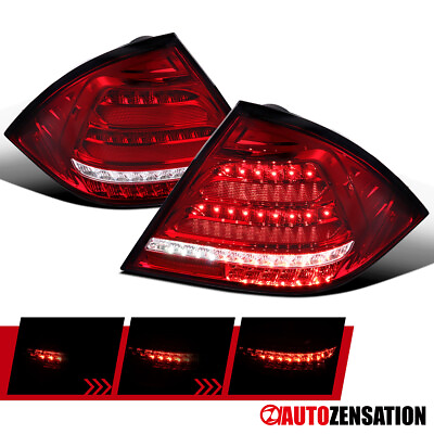 #ad Fit 2001 2004 Benz W203 C200 C240 C320 Seq LED Strip Tail Lights Lamps Red $213.99