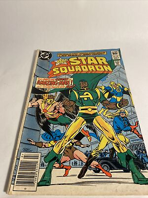 #ad 1983 Vintage All Star Squadron #23 DC 1st appearance Amazing Man first print $15.36