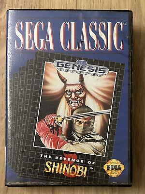 #ad The Revenge of Shinobi for Sega Genesis Sega Classic CIB Complete In Box $34.99