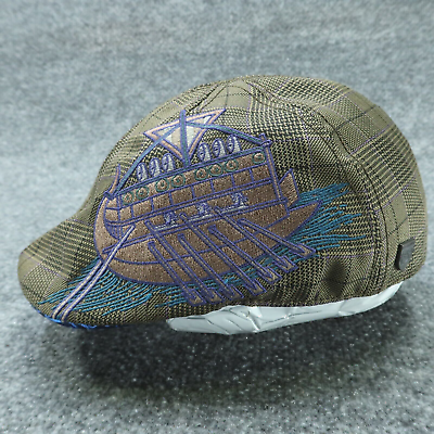 #ad Goorin Bros 1333 Minna Hat Medium Flat Cap Embroidered Trireme Boat RARE LIMITED $161.49