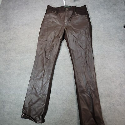 #ad Ralph Laurren Pants Womens 2P Brown Lauren Jeans Co $23.09