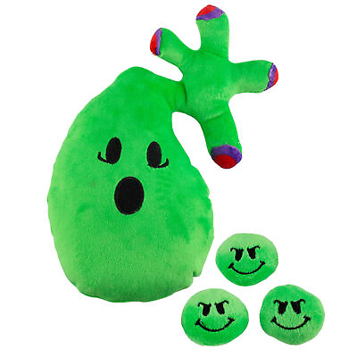 #ad Gallbladder Plush Body Organ Stuffed Toy w Gallstones After Surgery Gift $24.99
