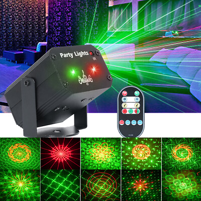 #ad dj Lights Stage Lighting 1024 Pattern Projector Laser Beam Light Party Club Show $27.99