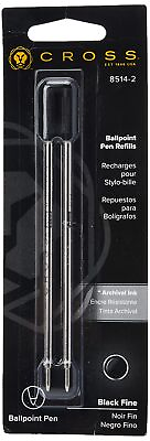 #ad Cross Ballpoint Pen Refill Black Fine Dual Pack $12.40