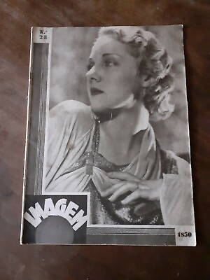 #ad Leila Hyams cover Imagem magazine 1931 cinema Mary Astor vintage $59.00