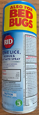 #ad RID Home Lice Bedbug And Mite Spray 5oz Can New SHIPS N 24 HOURS $29.88