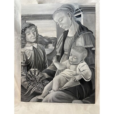 #ad Madonna of the Eucharist 1472 Hobbiest oil Signed by Nancy LaBossiere $39.99