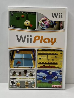 #ad Wii Play Nintendo Wii 2007 Manual Included $9.77