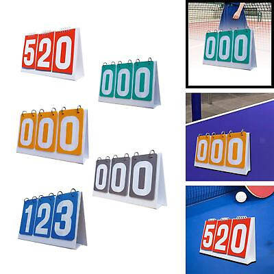 #ad Score Counter Table Score Flipper Sports Scoreboard Scorekeeper Flip Scoreboard $17.34