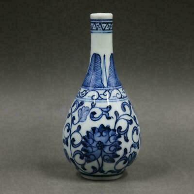 #ad Chinese old porcelain Blue and white vase $17.99