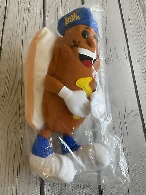 Ball Park Franks Hot Dog Bean Bag Promo Plush Stuffed Toy Doll 9.5” New $11.99