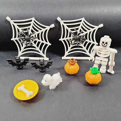 #ad NEW LEGO Halloween lot Skeleton Pumpkins Bats Spiders Ghost Dog RARE $15.95