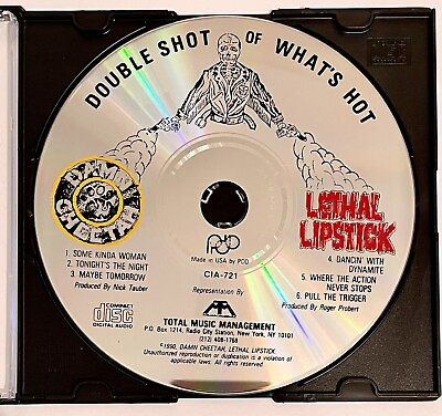 #ad Damn Cheetah Lethal Lipstick Double Shout Of What’s Hot Split CD 1990 $49.00
