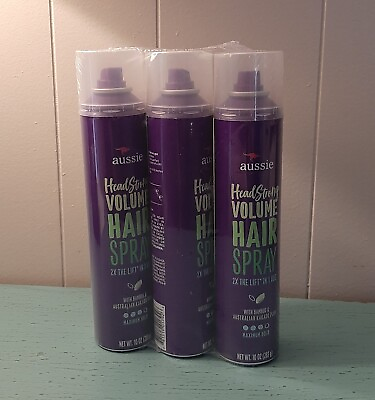 #ad 3 Aussie Headstrong Volume Hair Spray Maximum Hold 2x The Lift in 1 Use $40.00
