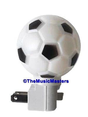 #ad Soccer Ball Night Light Kids Sports Wall Outlet Plug In Nightlight On Off Switch $8.49