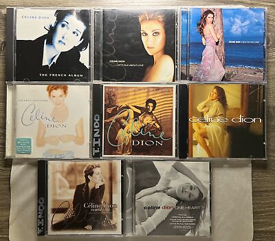 #ad Ultimate Celine Dion Collector’s Set 8 CD Lot Rare Titles Foreign Releases EX $30.02