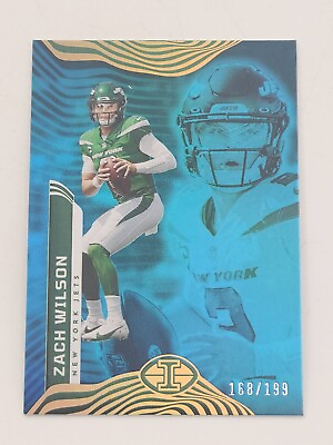 #ad 2022 Panini Illusions Trophy Collection Light Blue 199 Zach Wilson #76 $5.00