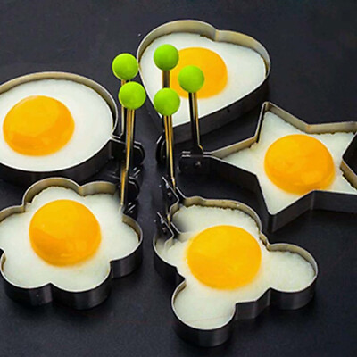 #ad Stainless Steel Egg Cook Eggs in Various Fun Shapes $9.59