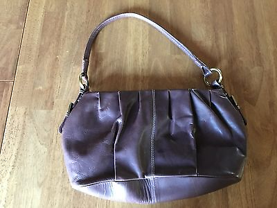 #ad Chaps Womens Brown Satchel Style Designer Handbag Purse 7.5 x 15 x 3 $21.99