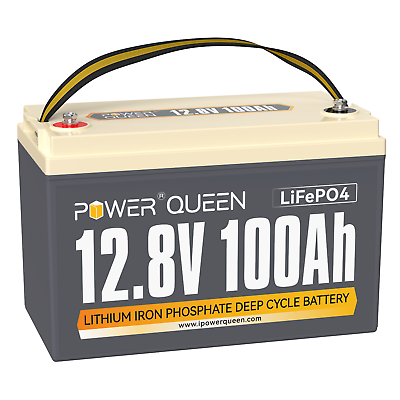 #ad 12V 100Ah LiFePO4 Deep Cycle Lithium Battery w 100A BMS for Solar RV Off grid $183.99