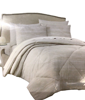 #ad Style Decor 6 piece Comforter and Coverlet Set King New $145.99
