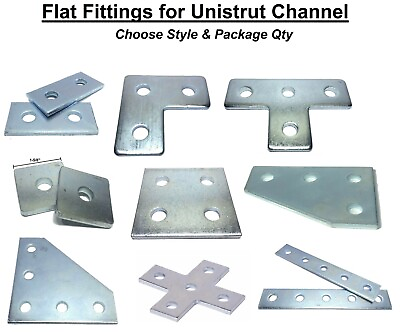 #ad Flat Plate Fittings for Unistrut B Line Channel Choose Style amp; Pkg Qty $299.99
