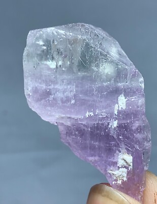 #ad 124Cts Natural Kunzite Crystal From Afghanistan $36.00