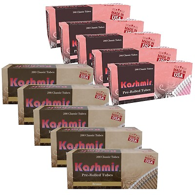 #ad Pre Rolled Tubes Coral amp; Bronze Cigarette Tubes King Size 200 Pack : Pack of 10 $53.99