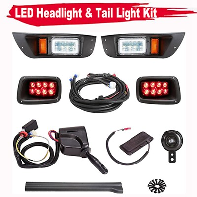 #ad Club Car EZGOTXT Light Kit Fits Factory Body 96 1312V LED Headlights Taillights $191.48
