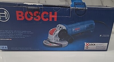 #ad #ad Bosch 4 1 2quot; X LOCK Ergonomic Angle Grinder with Paddle Switch Black Blue... $49.99