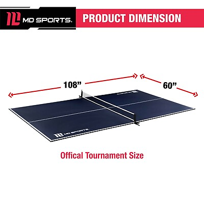 #ad Ping Pong Table Tennis Conversion Top Official Tournament Size TOP ONLY TABLE $128.70