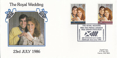 #ad 95420 GB Taylor FDC Fergie Andrew Royal Wedding Westminster Abbey 1986 GBP 6.98