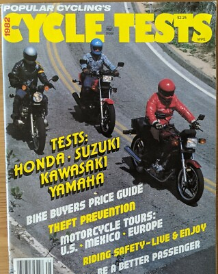 #ad Popular Cycling#x27;s Cycle Tests 1982 Honda Suzuki Yamaha Kawasaki $9.98