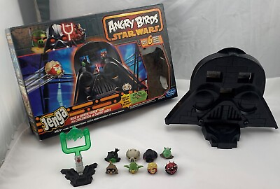 #ad Angry Birds: Star Wars – Jenga Rise of Darth Vader Game Hasbro Great Condition $35.99