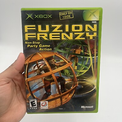 #ad Fuzion Frenzy Microsoft Xbox 2001 Complete In Box CIB $17.95