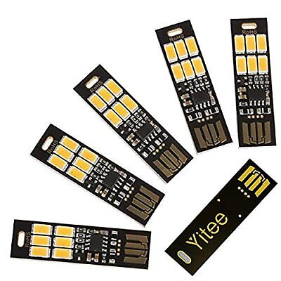 #ad 5pcs LED Circuit Boards USB Light Keychain Super Bright 6 LEDs Mini USB Light... $26.27