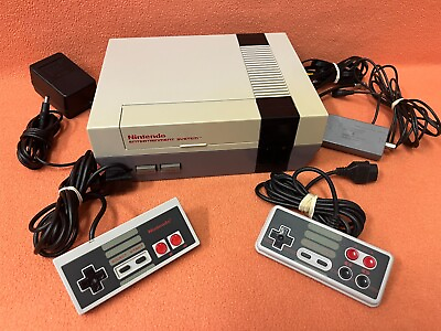 #ad Nintendo NES System Original Console Control Deck Controller Bundle Lot Tested $99.97