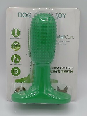 #ad Large Dog Toothbrush Chew Toy Dental Care Natural Rubber Bite Resistant Massager $20.00