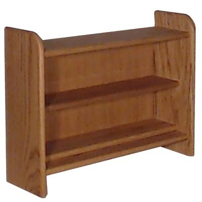 #ad Solid Oak 2 Shelf CD Cabinet $225.92