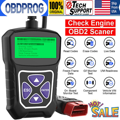 #ad Automotive OBD Scanner Car Code Reader OBD2 Check Engine Light Diagnostic Tool $11.99