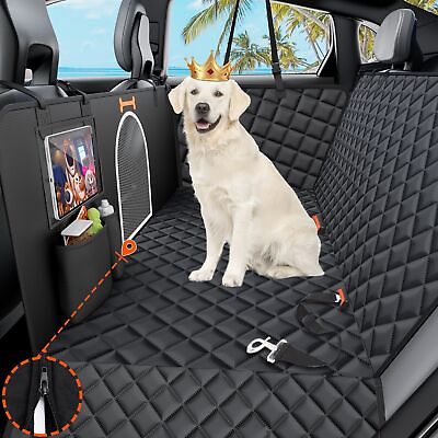 #ad Dog Cars Seat Cover for Pets 100% Waterproof Backseat Dog Cover for Car w Mes... $36.16
